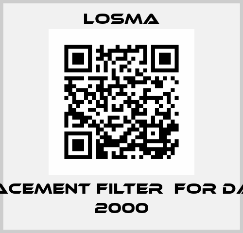 replacement filter  for Darwin 2000 Losma