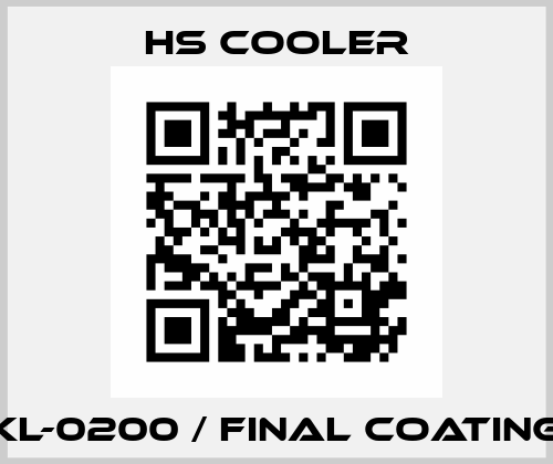 KL-0200 / Final coating HS Cooler