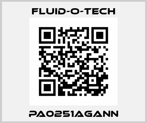 PA0251AGANN Fluid-O-Tech
