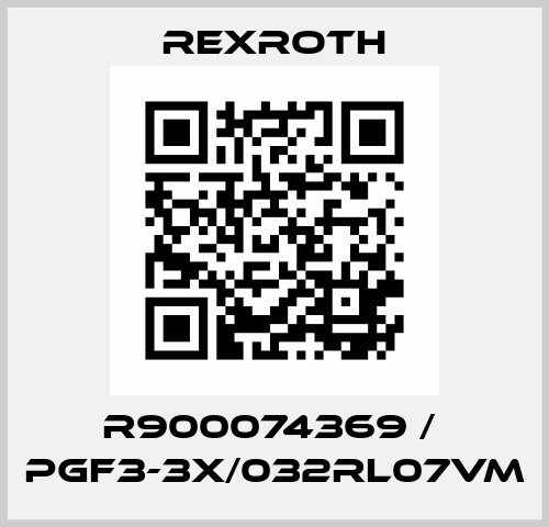 R900074369 /  PGF3-3X/032RL07VM Rexroth