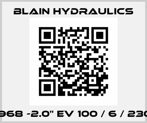 104968 -2.0" EV 100 / 6 / 230AC Blain Hydraulics