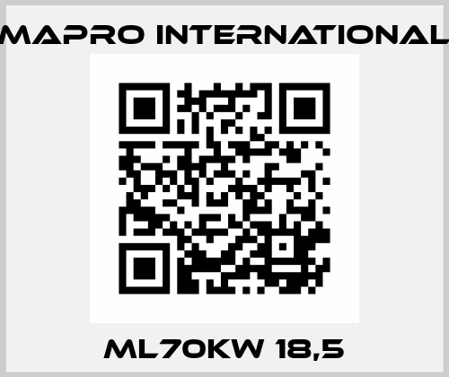 ML70kW 18,5 MAPRO International