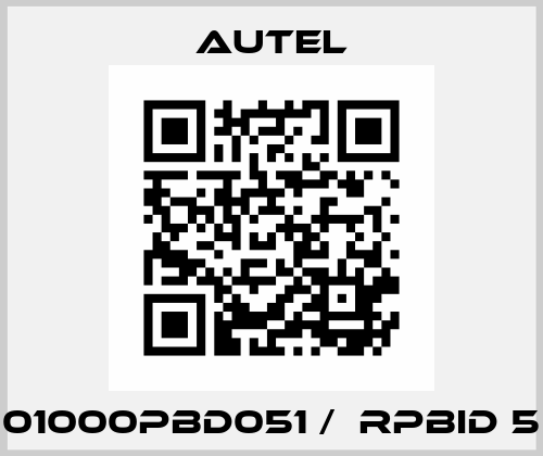 01000PBD051 /  RPBID 5 AUTEL