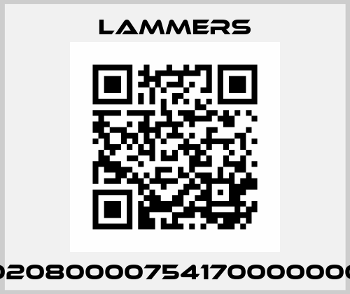 02080000754170000000 Lammers