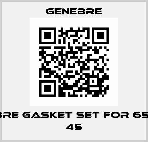 GENEBRE GASKET SET FOR 65212 18 45 Genebre