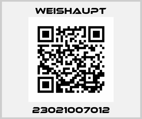 23021007012 Weishaupt