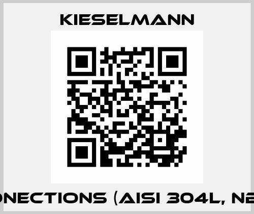 Conections (AISI 304L, NBR) Kieselmann
