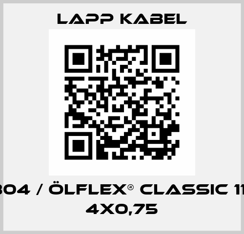 1135804 / ÖLFLEX® CLASSIC 110 CY 4X0,75 Lapp Kabel