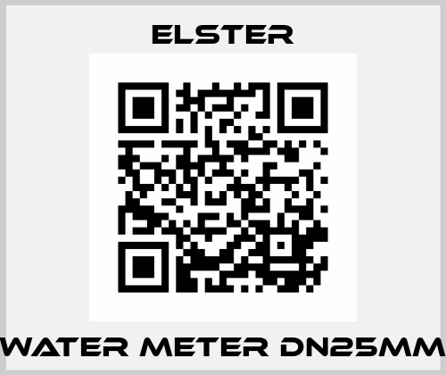 Water meter DN25mm Elster