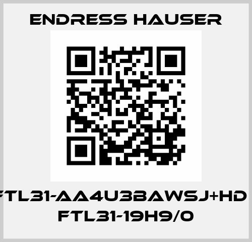 FTL31-AA4U3BAWSJ+HD / FTL31-19H9/0 Endress Hauser