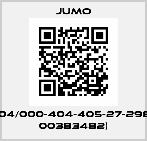 404304/000-404-405-27-298 (P/N: 00383482) Jumo