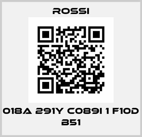 R 4EB 018A 291Y C089I 1 F10d UNN21 B51 Rossi