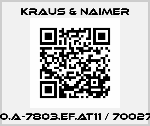CA10.A-7803.EF.AT11 / 70027718 Kraus & Naimer