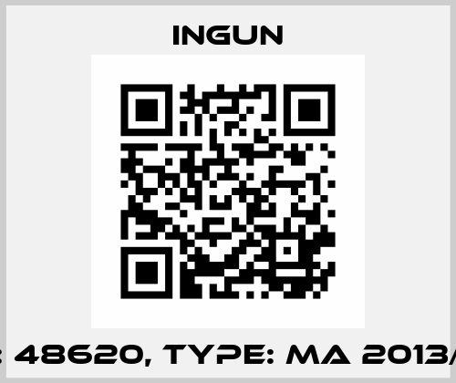 P/N: 48620, Type: MA 2013/D/H Ingun