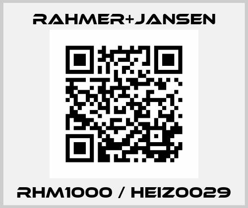 RHM1000 / HEIZ0029 Rahmer+Jansen