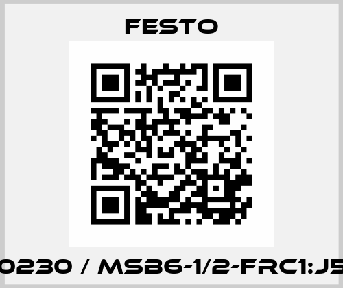 530230 / MSB6-1/2-FRC1:J5M1 Festo
