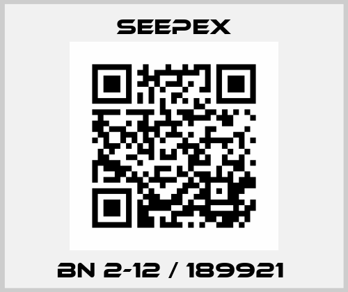 BN 2-12 / 189921  Seepex