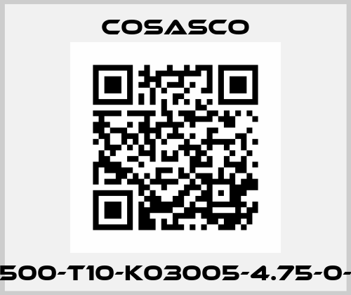 4500-T10-K03005-4.75-0-0 Cosasco
