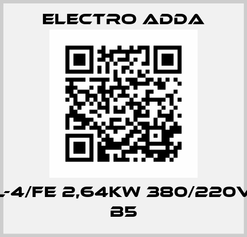 FC100L-4/FE 2,64kW 380/220V 60Hz B5 Electro Adda
