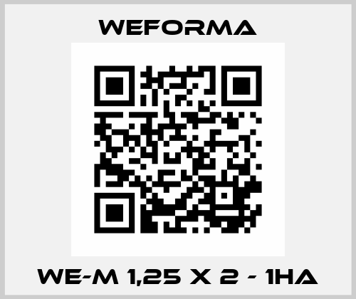 WE-M 1,25 x 2 - 1HA Weforma