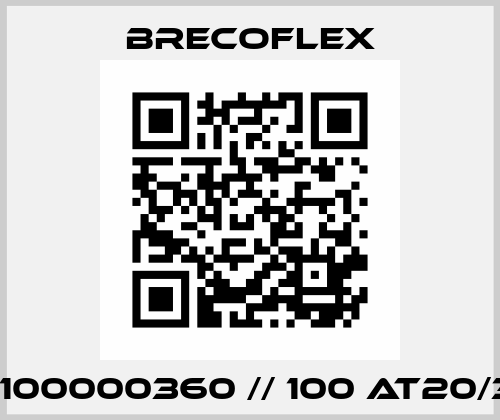 9550100000360 // 100 AT20/3.000 Brecoflex