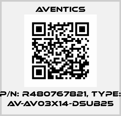 P/N: R480767821, Type: AV-AV03X14-DSUB25 Aventics