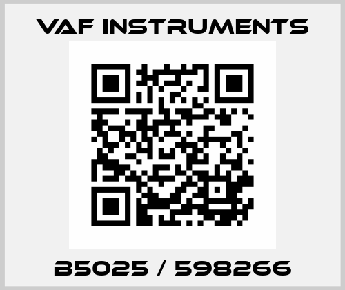 B5025 / 598266 VAF Instruments