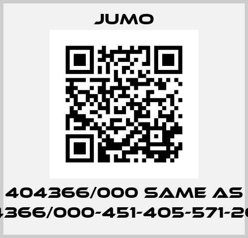 404366/000 same as 404366/000-451-405-571-20-61 Jumo