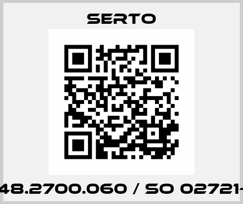248.2700.060 / SO 02721-6 Serto