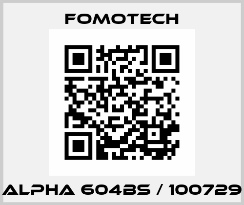ALPHA 604BS / 100729 Fomotech