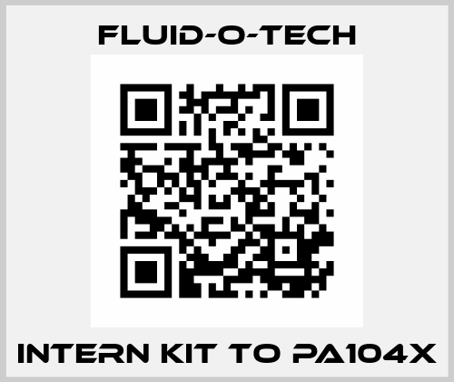 Intern kit to PA104X Fluid-O-Tech