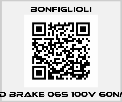 FD BRAKE 06S 100V 60Nm Bonfiglioli