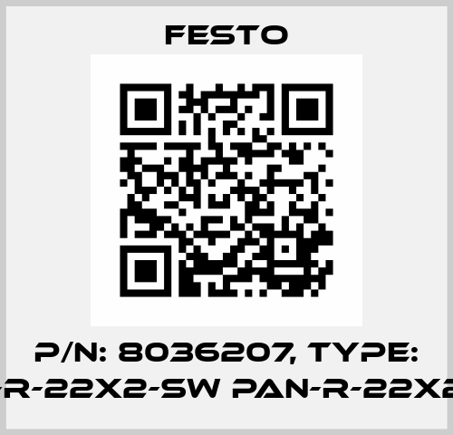 P/N: 8036207, Type: PAN-R-22X2-SW PAN-R-22X2-SW Festo