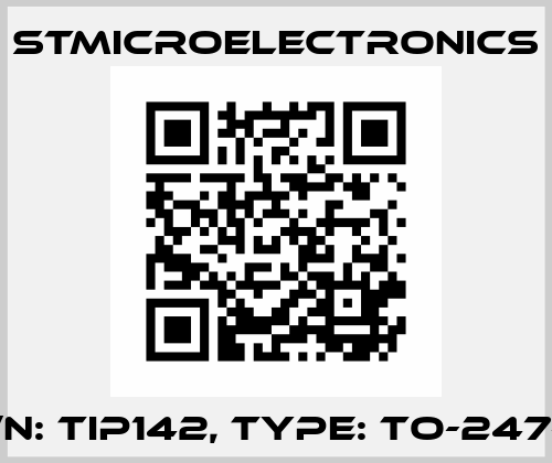 P/N: TIP142, Type: TO-247-3 STMicroelectronics