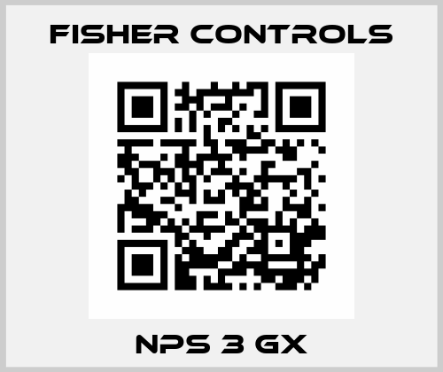 NPS 3 GX Fisher Controls