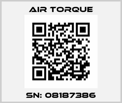 SN: 08187386 Air Torque