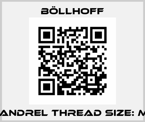Mandrel Thread Size: M8 Böllhoff
