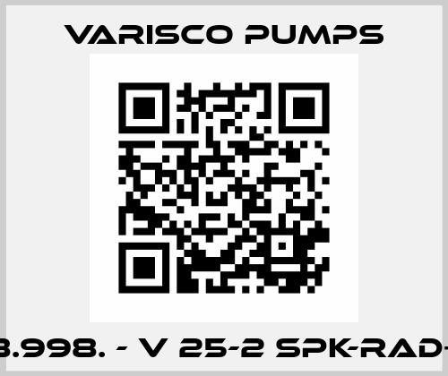 998.998. - V 25-2 SPK-RAD+R2 Varisco pumps