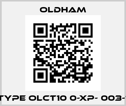 Type OLCT10 0-XP- 003-1 Oldham
