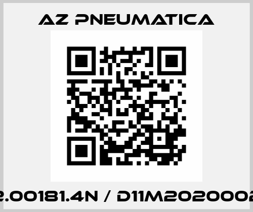 22.00181.4N / D11M20200025 AZ Pneumatica