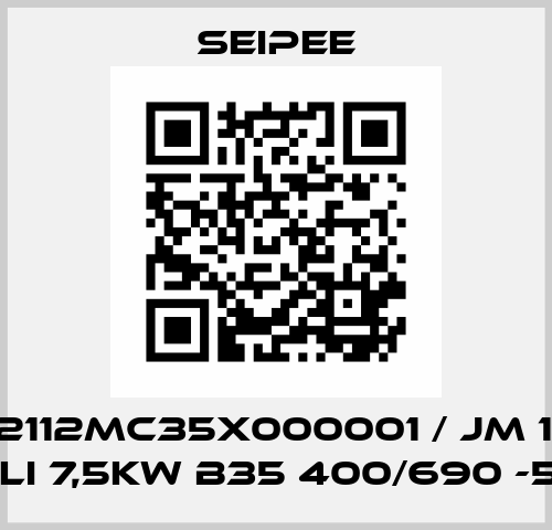 90002112MC35X000001 / JM 112 MC 2POLI 7,5KW B35 400/690 -50HZ SEIPEE