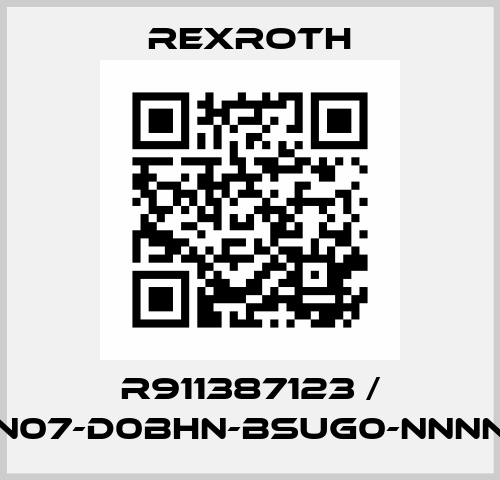 R911387123 / MS2N07-D0BHN-BSUG0-NNNNN-NN Rexroth