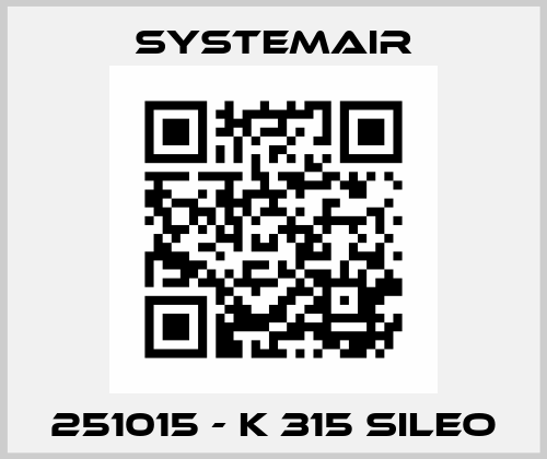 251015 - K 315 sileo Systemair