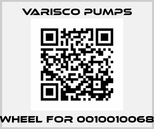 wheel for 0010010068 Varisco pumps