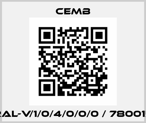 TRAL-V/1/0/4/0/0/0 / 7800159 Cemb