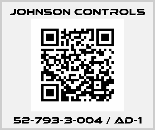 52-793-3-004 / AD-1 Johnson Controls