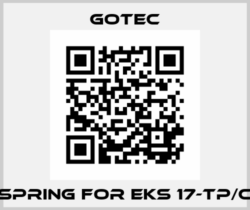 spring for EKS 17-TP/C Gotec