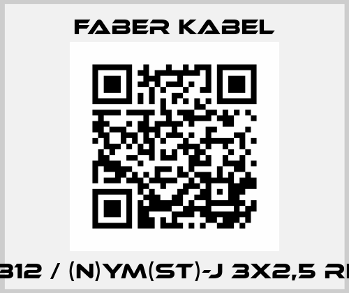 020312 / (N)YM(ST)-J 3X2,5 RE GR Faber Kabel