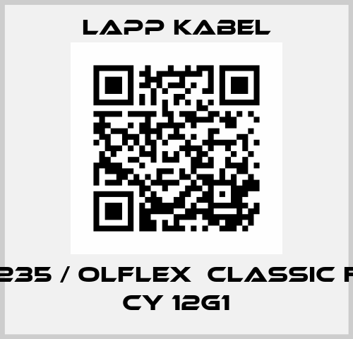 0026235 / OLFLEX  CLASSIC FD 810 CY 12G1 Lapp Kabel