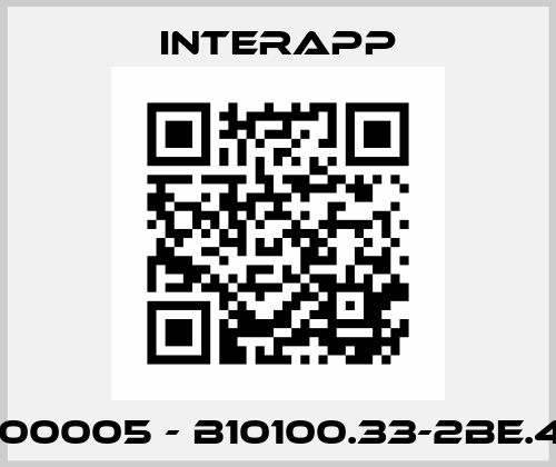 161X0100005 - B10100.33-2BE.4G0.TS InterApp